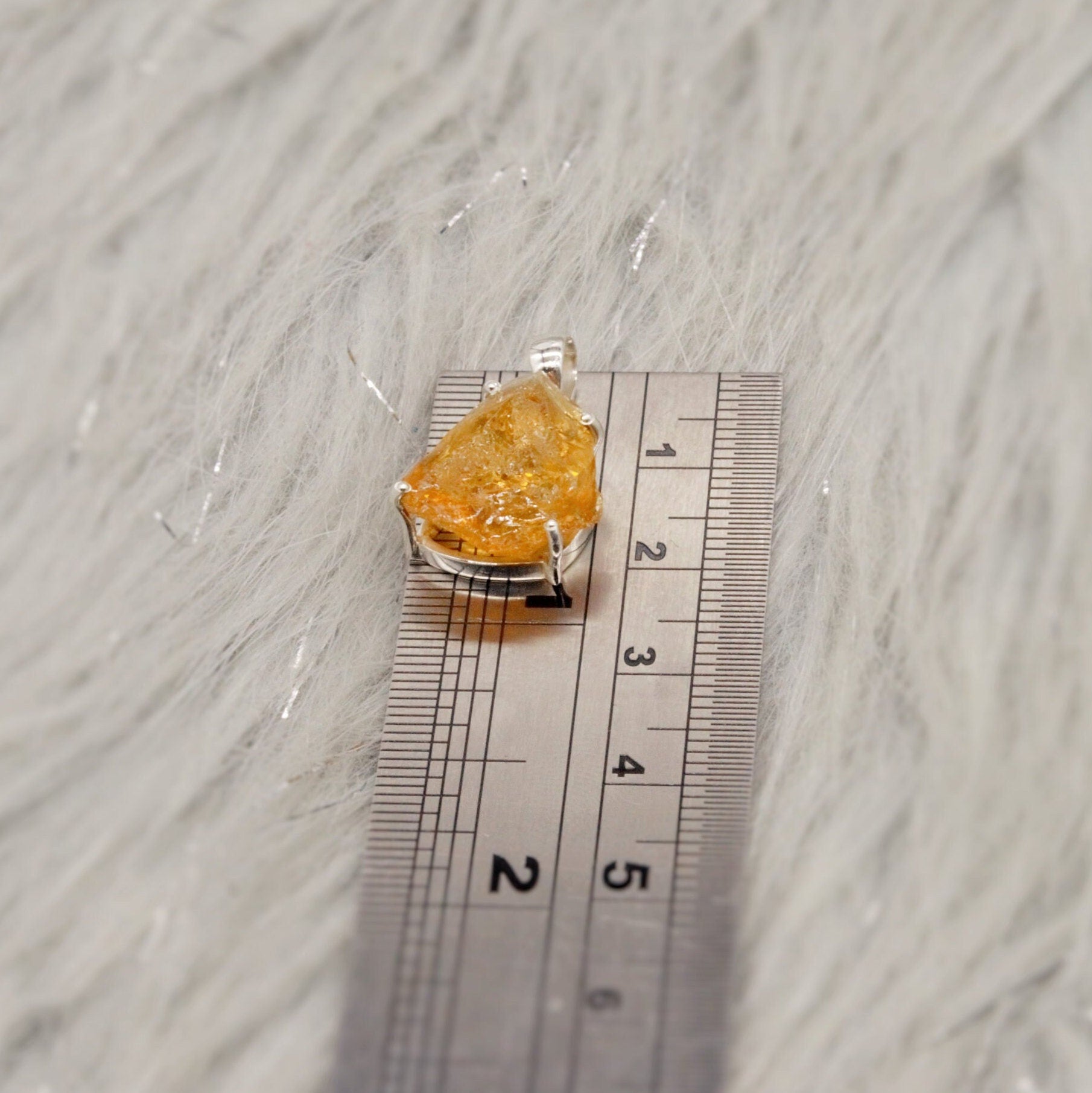 Raw Citrine Pendant Necklace, Rough Cut Natural Citrine, November Birthstone, Raw Gemstone, Sterling Silver, Birthday gifts, Yellow Gem