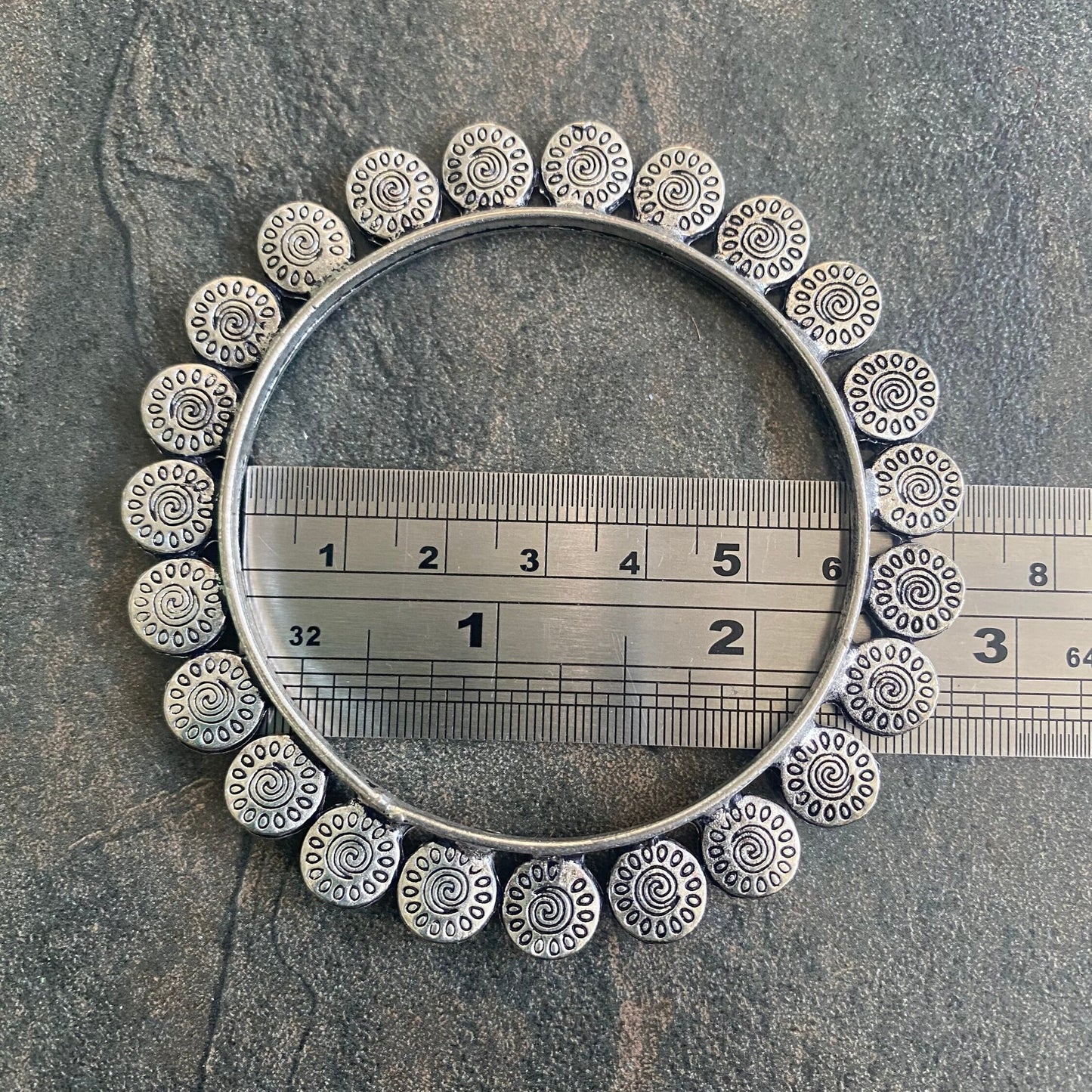 Oxidised Steel Bangle Bracelet For Women, Unique Bracelet, Kada Bangle, Gifts For Her, Indian Jewelry