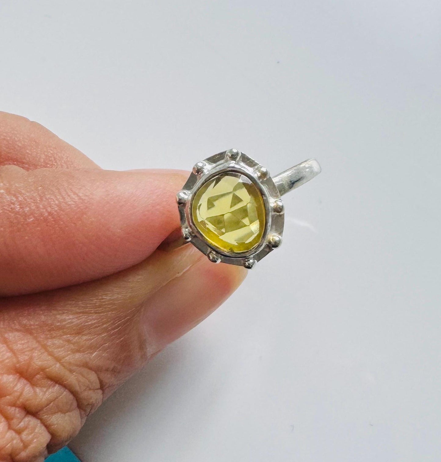Pink Tourmaline Ring, Yellow, Green Tourmaline Ring, Sterling Silver Ring, Tourmaline Jewelry, October Birthstone, Stackable Rings For Women
