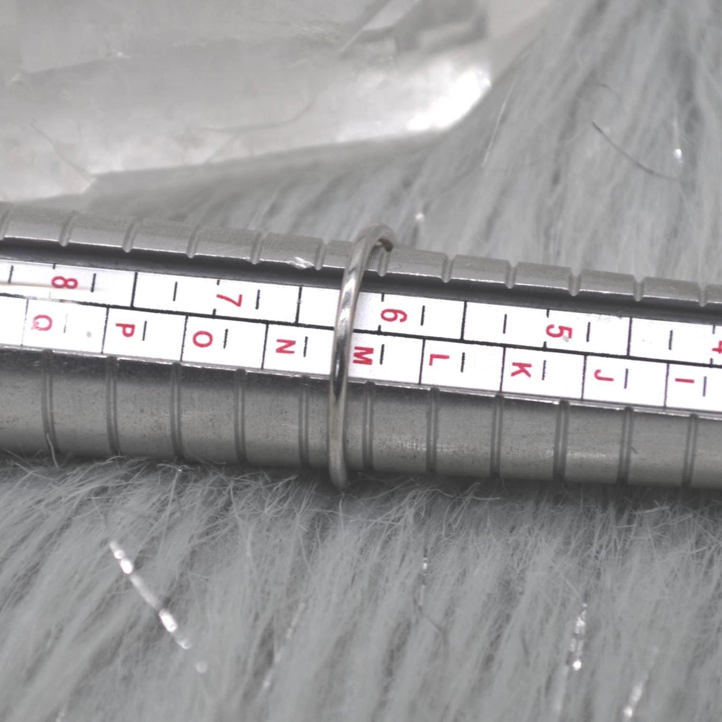 Green Pink Tourmaline Ring: Sterling Silver, October Birthstone, Tourmaline Jewelry, UK Size M