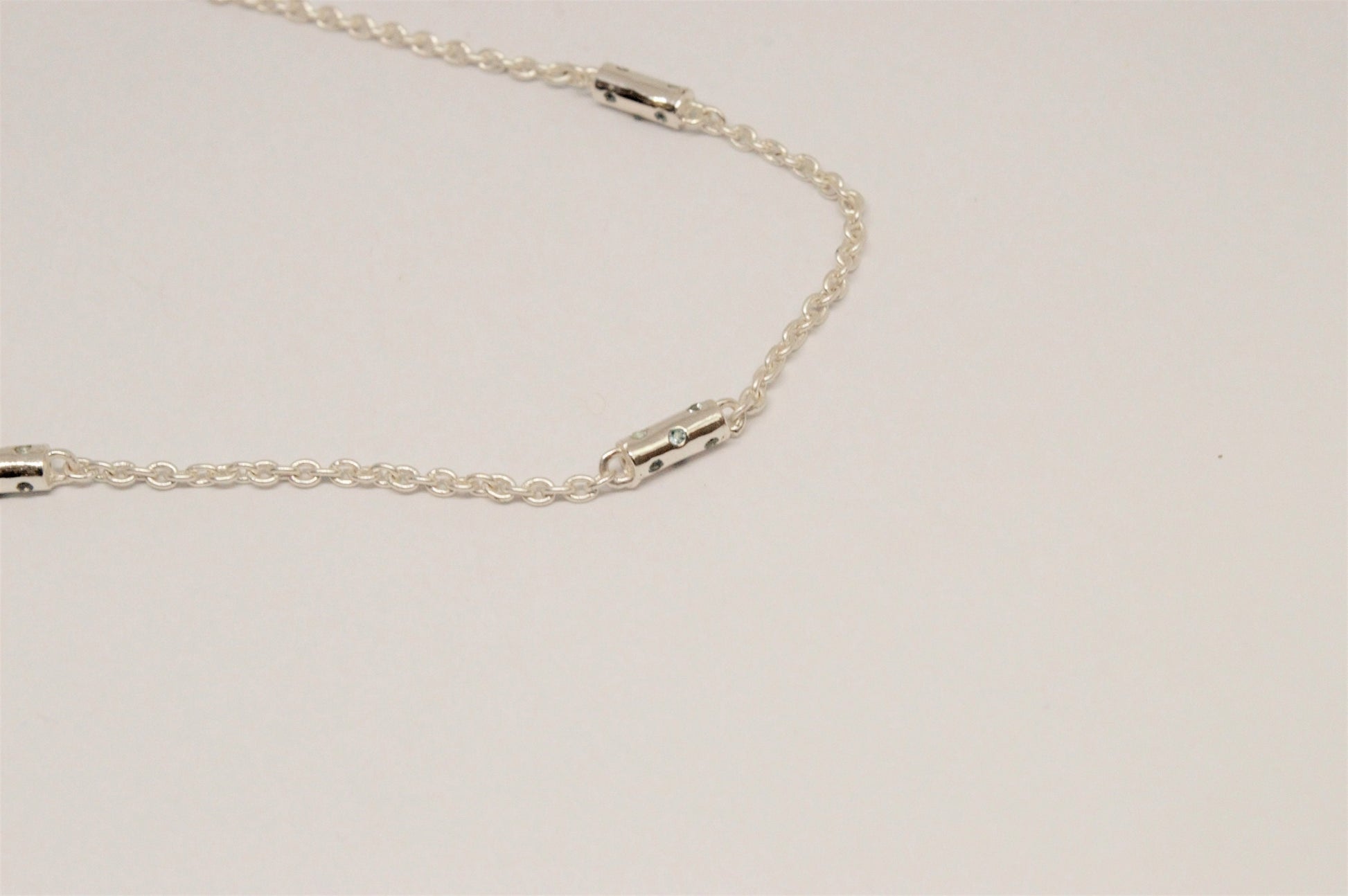Blue Topaz Necklace, Silver Chain, November Birthstone, Dainty Necklace, Sky Blue Gemstone, Birthday Gifts For Her, Necklaces For Women