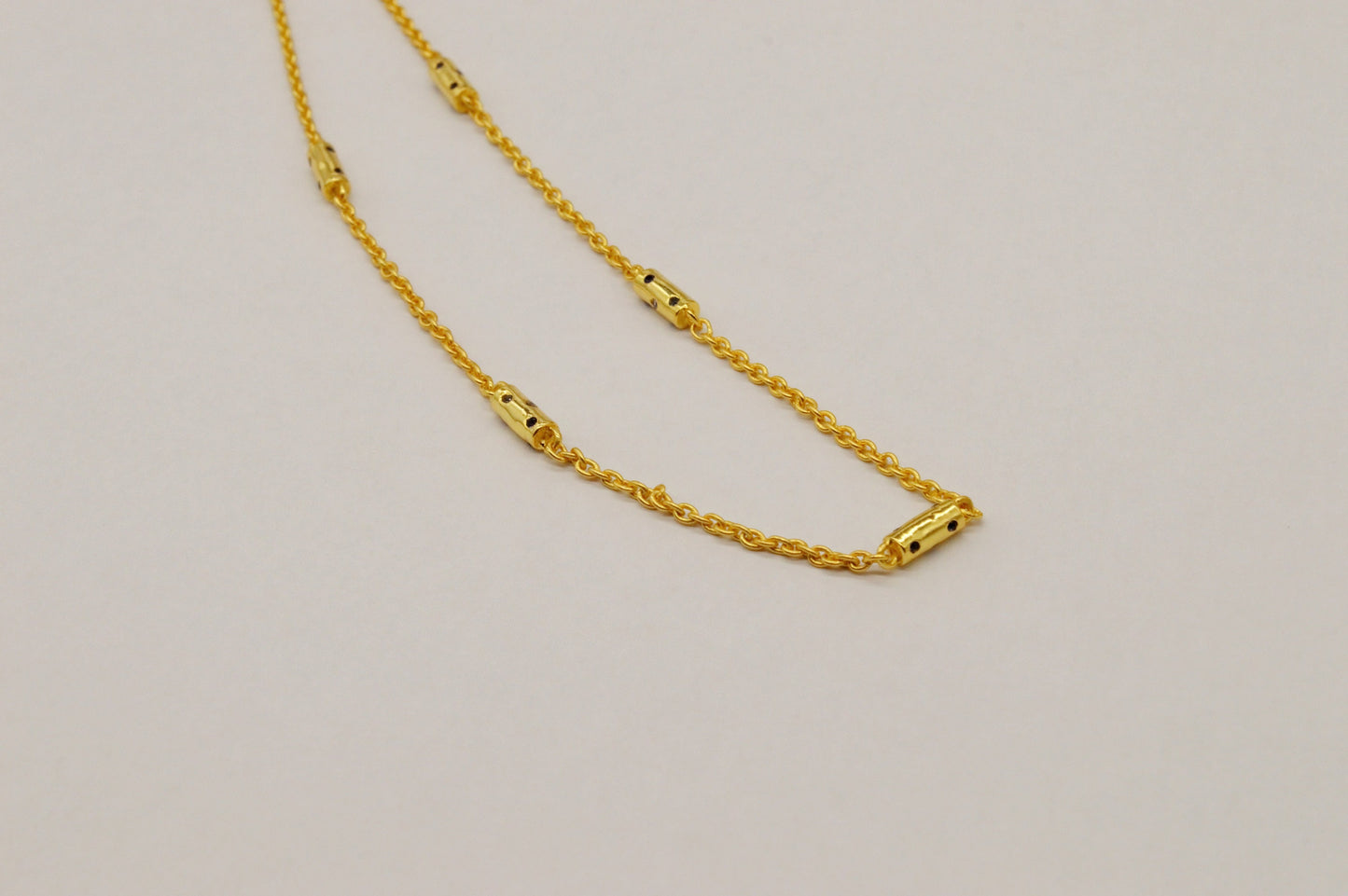 Iolite Gold Chain Necklace, Dainty Necklace, Gold Plated Sterling Silver Purple Gemstone Necklace, Birthday Gifts For Her, Gift For Mom