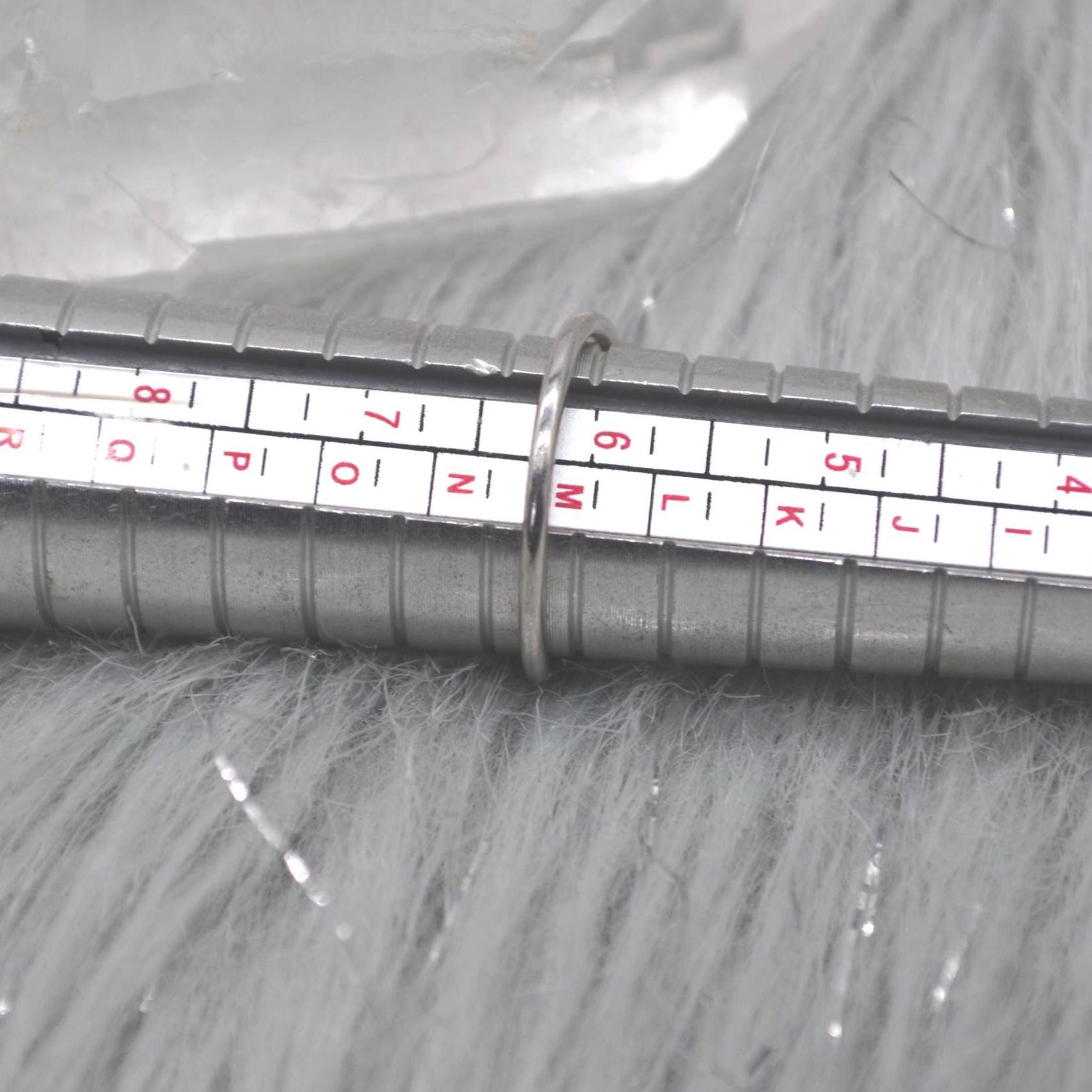 Green Pink Tourmaline Ring: Sterling Silver, October Birthstone, Tourmaline Jewelry, UK Size M