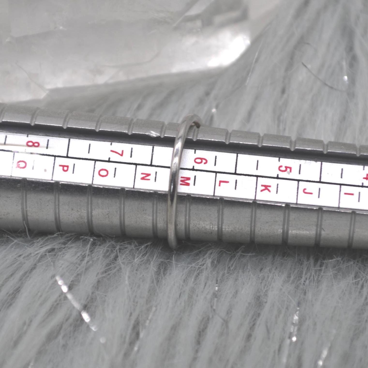 Green Pink Tourmaline Ring: Sterling Silver, October Birthstone, Tourmaline Jewelry, UK Size M