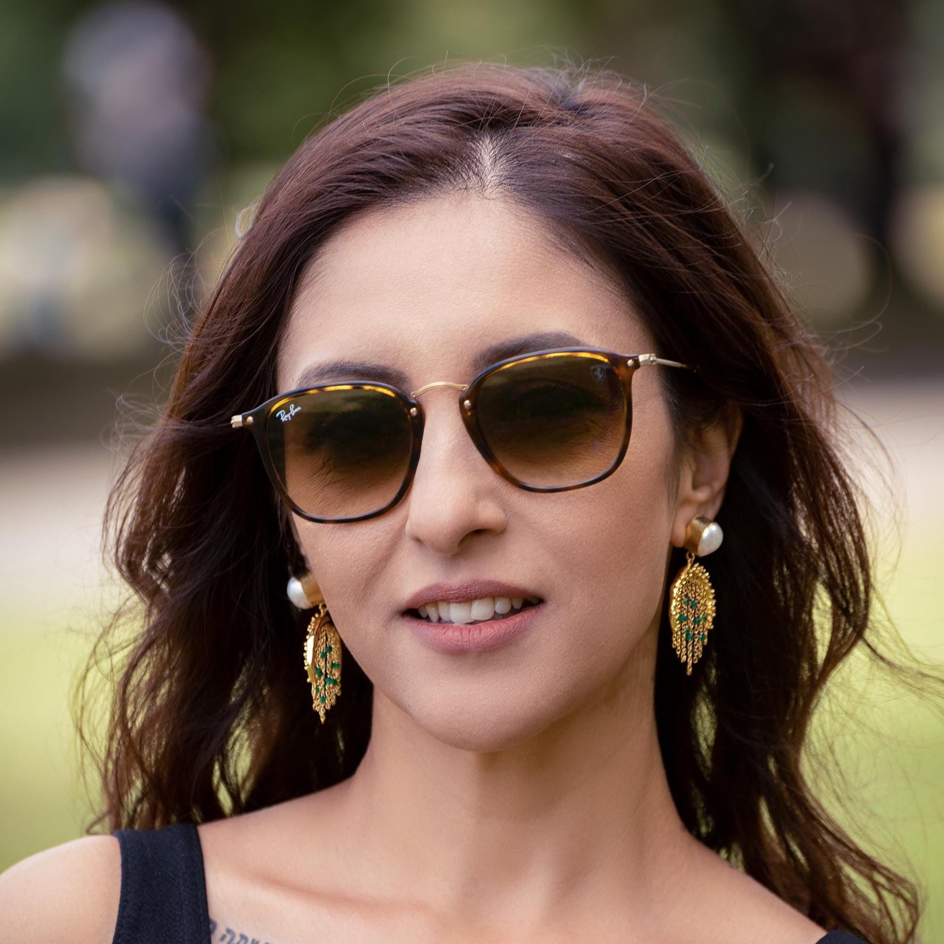 Black Onyx Pearl Sterling Silver Earrings: Beaded Jhumka Drop, June Birthstone